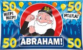 Gevelvlag verjaardag Abraham 90 x 150 cm