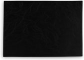 S&P Placemat 43x30cm lederlook zwart vague Tabletop (Set van 4)
