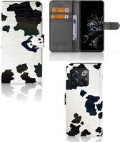 Mobiel Book Case OnePlus 10T GSM Hoesje Koeienvlekken