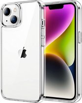iPhone 14 Plus Hoesje Transparant - iPhone 14 Plus Extreme Defend Hoesje Doorzichtig - Anti Vergeling - iPhone 14 Plus Shockbestendig Hoesje Case- Vergeeld Niet - Kristalhelder