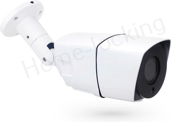 Home-Locking complete set PoE camera beveiligingssysteem met bewegingsdetectie camera's en NVR 8ch 8MP H265 met 8 bullet metaal camera's 3.0MP. CS-8-1478