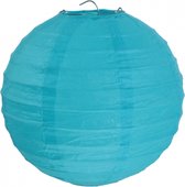 4 blauwe papieren lampionnen - kerstballen - kerst - babyshower - genderreveal - lampion - decoratie