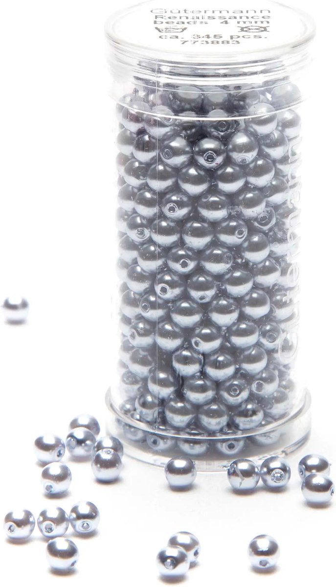 Perles nacrées givrées en verre 6mm corail