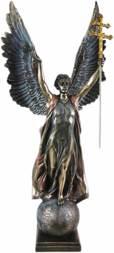 Gebronsd beeld van Aartsengel Gabriel