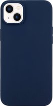 Mobigear Hoesje geschikt voor Apple iPhone 14 Plus Telefoonhoesje Flexibel TPU | Mobigear Colors Backcover | iPhone 14 Plus Case | Back Cover - Marineblauw