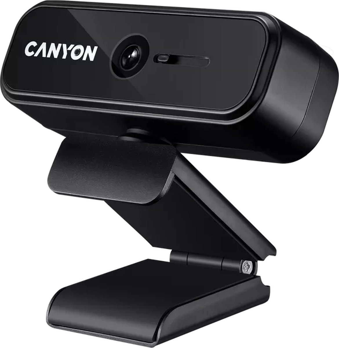 Canyon C2 HD Webcam - Webcam - 720p HD - Ingebouwde microfoon - 360 graden rotatie - Compatibel met Skype, Zoom, MS -teams, Google Meet