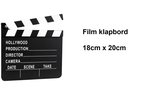 Filmklapper Hollywood 18 cm x 20 cm - Film klapper festival gala thema feest party