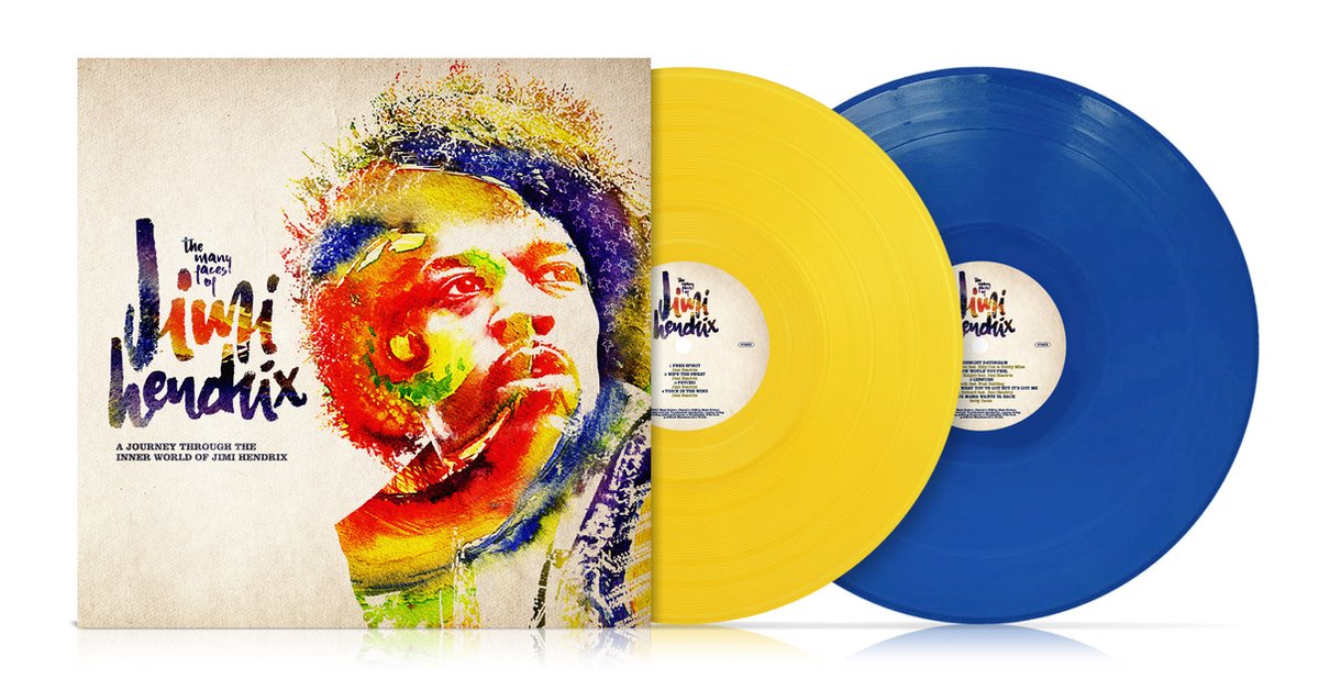 V/A - Many Faces Of Jimi Hendrix (Yellow & Blue 2LP)