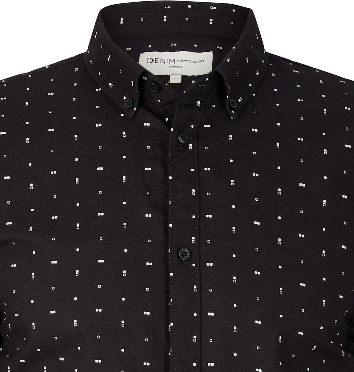 TOM TAILOR Denim heren overhemd, 10338 - Zacht Licht