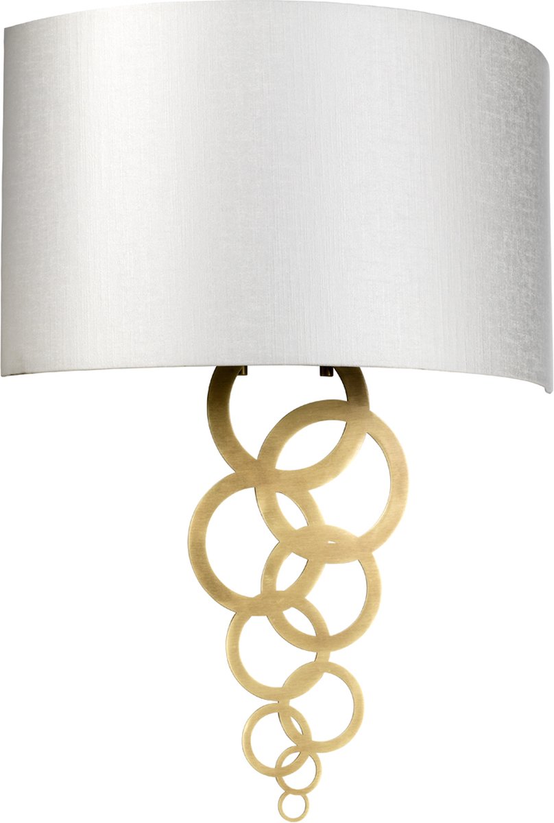 Landelijke Kroonluchter - Steady Lighting - Glas - Landelijk - G9 - L: 53cm - Voor Binnen / Binnen - Woonkamer - Eetkamer - Zilver