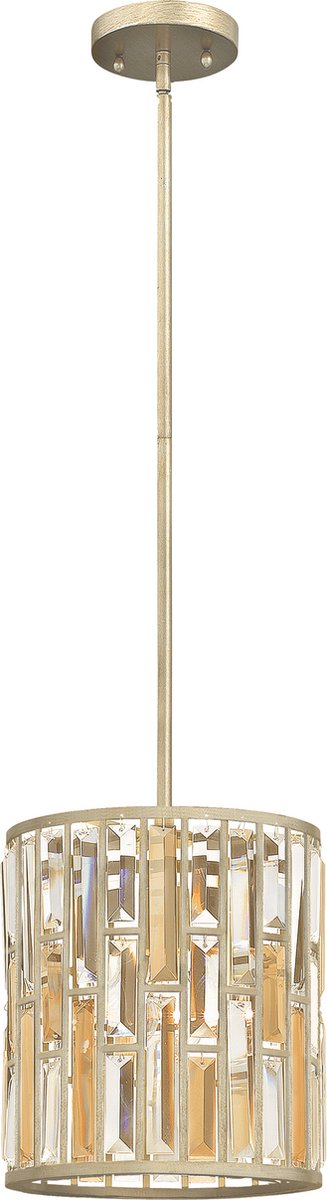 Tafellamp - Steady Lighting - Glas -  - E27 - L: 46cm - Voor Binnen - Woonkamer - Eetkamer - Bluetinted
