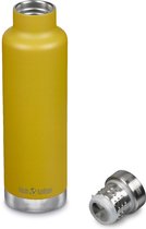 Klean Kanteen - isolatiefles Classic narrow - met pour trough dop - 750 ml - Marigold geel