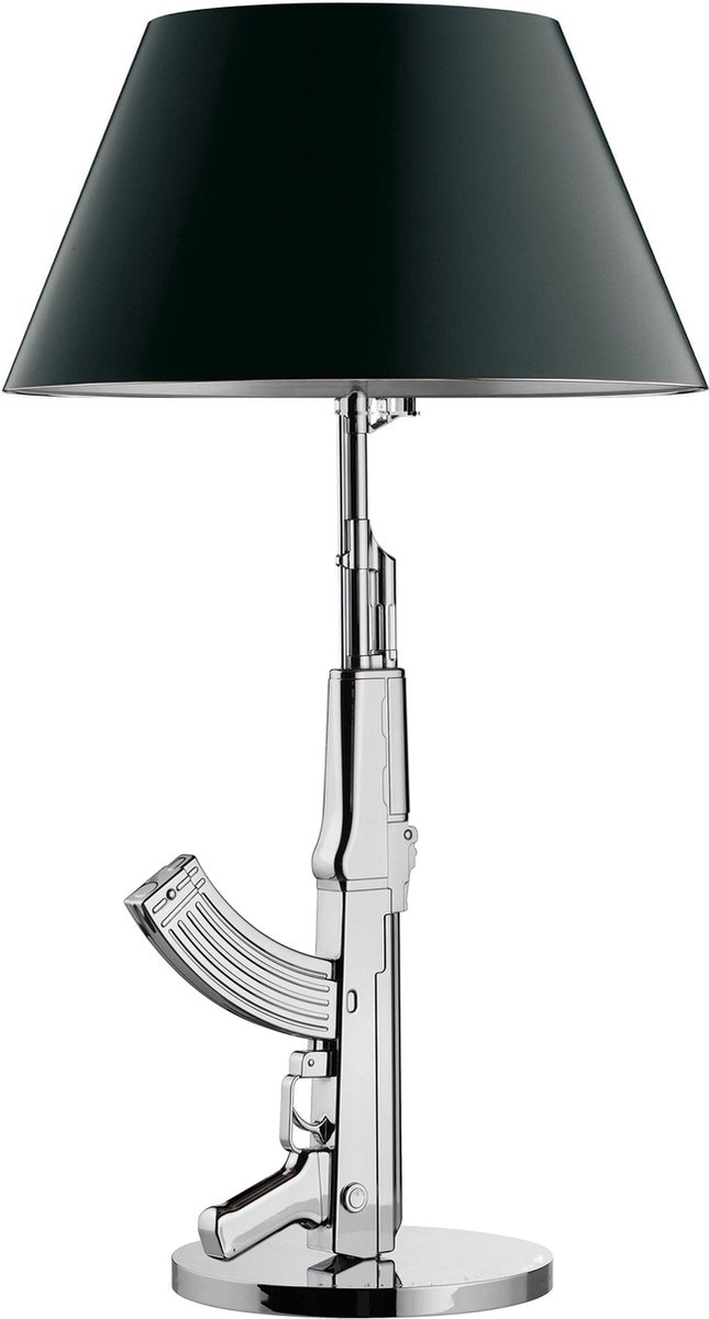 Tafellamp Vloerlamp AK-47 Gun Lamp Zilver Geweer Lamp