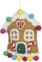 Gingerbread house handgemaakt fairtrade vilt