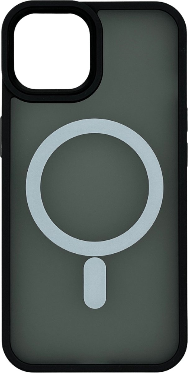 Apple iPhone 14 Max - MagSafe Hoesje - Zwart