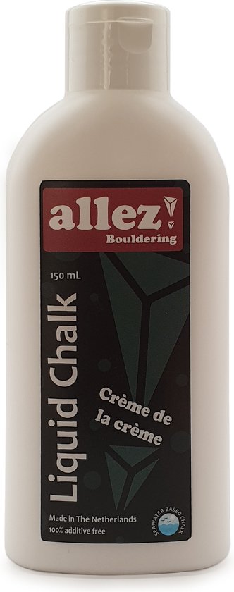 continue! bloc | Chalk liquide | Magnésium liquide | bloc | Escalade | Gymnastique | Crossfit - 150 ml - Geen additifs - Fabriqué en Nederland