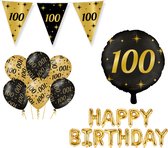 Classy Party 100 jaar verjaardag versiering pakket M