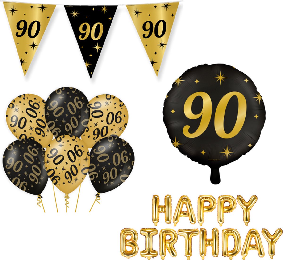 Pack décoration anniversaire 50 ans Classy Party XL