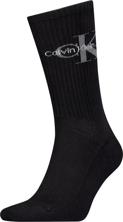 Calvin Klein Jeans Men Sock Rib (1-pack) - chaussettes pour hommes - noir - Taille: ONE SIZE