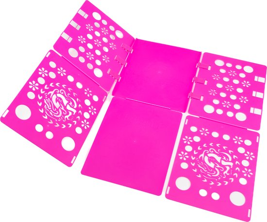 Planche à plier les Vêtements - Organisateur de Vêtements - Aide au pliage - Organisateur de chemises - Rose