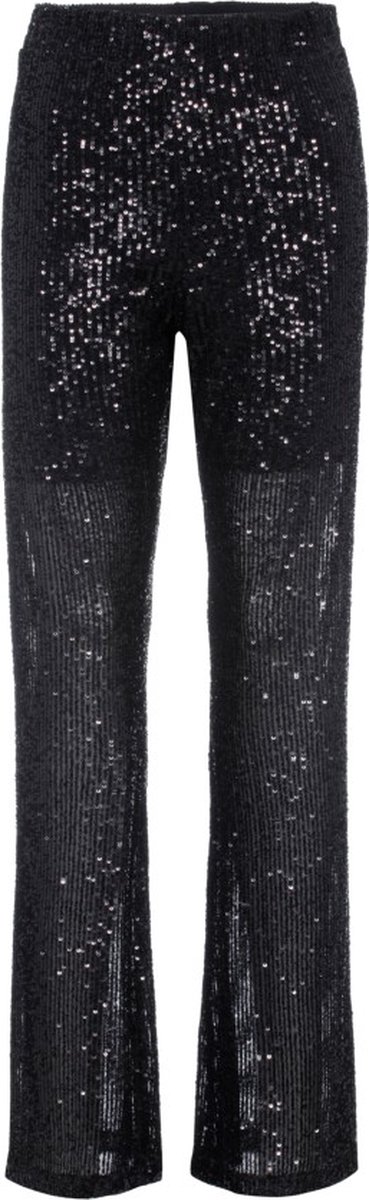 Zwarte glitter pailletten broek Antona - Herrlicher - Maat S | bol.com