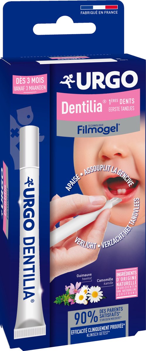 Goedkoopste Urgo- Filmogel Dentilla - Pen met masserende punt - Kalmeert en verzacht tandvlees -10ml