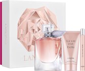 Lancome La Vie est Belle - Geschenkset - 50 ml Eau de parfum + 10 ml Pocketspray + 50 ml Body Lotion