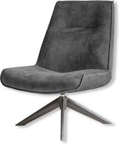 Draaifauteuil - Fauteuil - Draaistoel - Antraciet - 67 cm