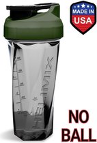 Helimix Vortex Shaker - Kleur Kale Groen - Geen blending bal of garde nodig - Beste draagbare pre-workout wei-eiwit fitness beker - Mixt Cocktails, Smoothies en Shakes - Bidon is vaatwasserbestendig
