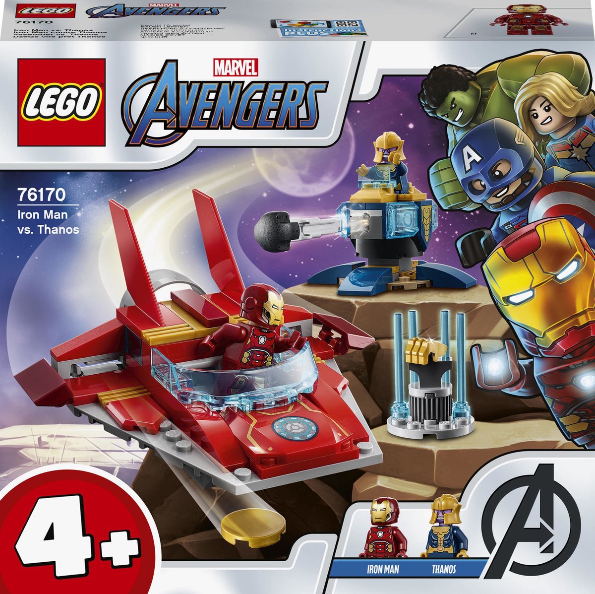 LEGO Marvel Avengers 4+ Iron Man vs. Thanos - 76170
