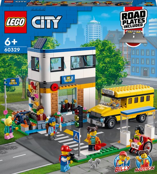 LEGO City 60329 Une Journée d'École, Jouet Bus | bol