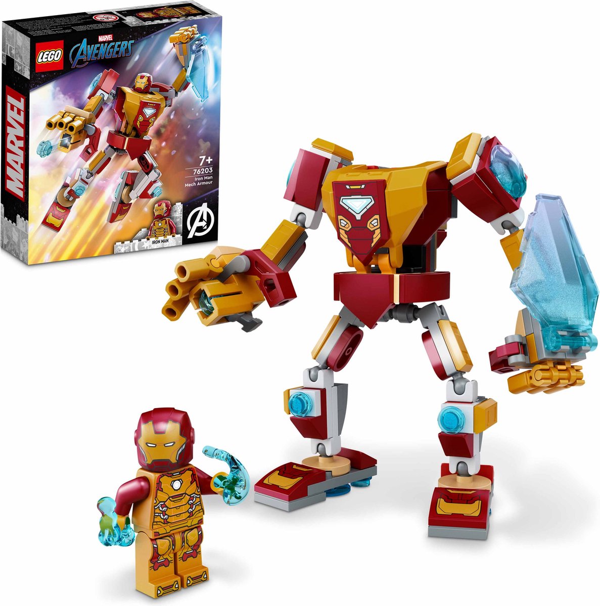 LEGO Marvel Iron Man Mechapantser - 76203 — afbeelding 2