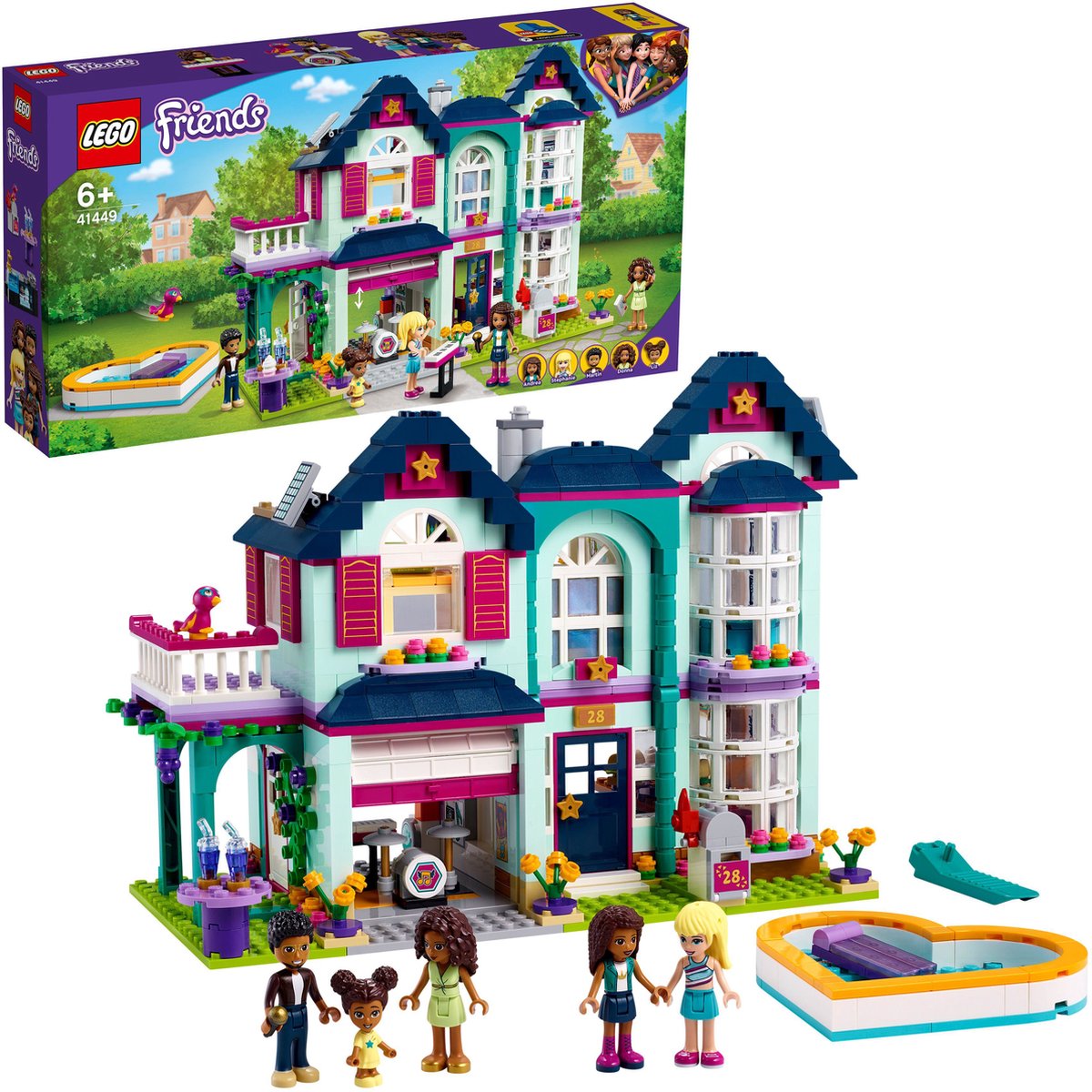 LEGO Friends Andrea’s familiehuis 41449 — afbeelding 17