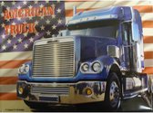 Wandbord Transport - American Truck - vrachtwagen