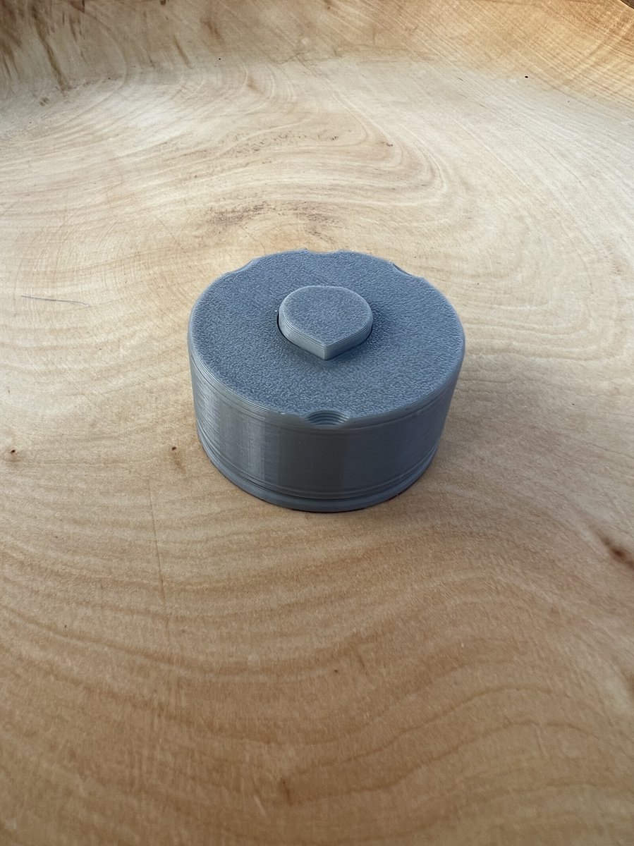 TasteDrops - aroma pod case houder - te gebruiken voor het opbergen van Air up pods - grijs zonder logo - geschikt voor Air up drinkfles pods - magnetisch stapelbaar -