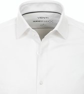 Venti Hyperflex Overhemd Wit Stretch Body Fit 123955600-000 - XXL