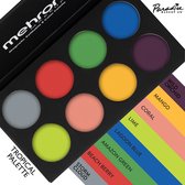 Mehron - Paradise Makeup AQ Schmink op Waterbasis - 8-kleurenpalet - Tropical