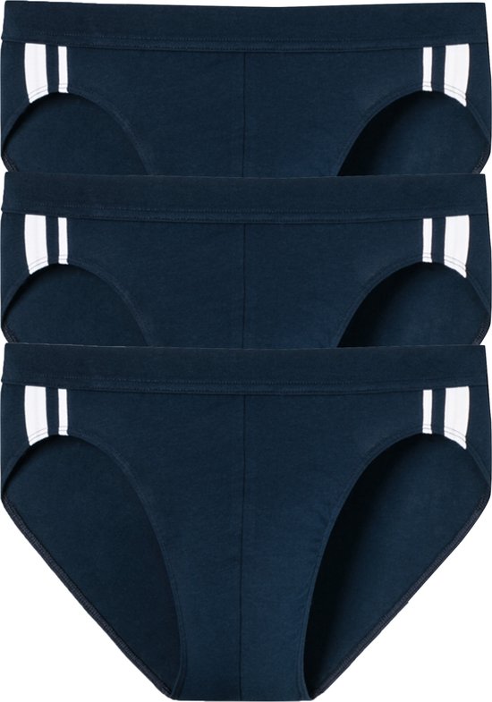 Foto: Schiesser 95 5 stretch rio slips 3 pack donkerblauw