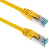BeMatik - Ethernet Netwerkkabel 1m LAN SFTP SFTP RJ45 Cat. 7 Geel