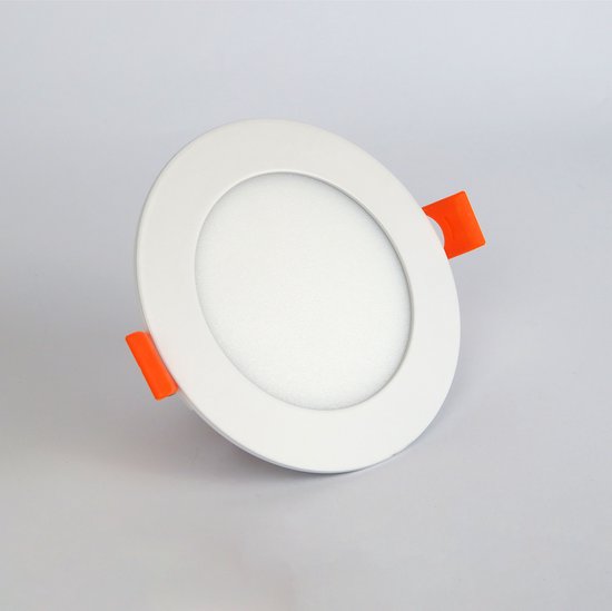 Obeaming 8 x 12V Inbouw LED Plafondlampen, Camper Dimbare Downlight Spot Light, DC 12 Volt Overhead Interieur Licht voor Keuken Van Caravan Boot, DIA 70mm Aluminium (Wit, 3000K