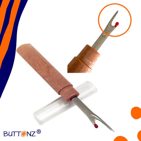 12 stuks Tornmesje Blauw Quick Unpicker Duurzaam Rvs Borduursteek Remover Tool voor Draad Picken, naaien Doek Zakken