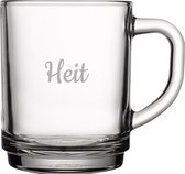 Verre à thé gravé 25.5cl Heit