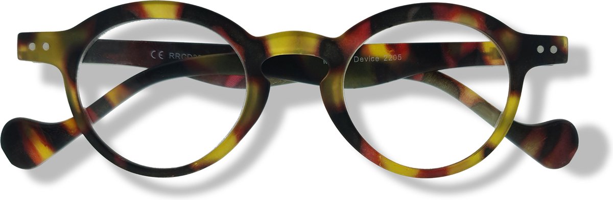 Noci Eyewear RRCD336 leesbril Morris +1.00 - Mat tortoise - incl. opbergzakje