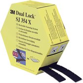 Bande auto-agrippante 3M SJ354X Dual Lock à coller tête de champignon (L x l) 7500 mm x 25 mm noir 1 paire(s)