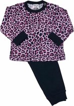 Beeren Bodywear Panther Pink/Zwart Maat 74/80 Pyjama 24-423-007-P105-74/80
