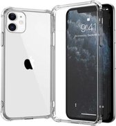Ceezs telefoonhoesje geschikt voor Apple iPhone 11 hoesje shockproof silicone case - optimale bescherming - backcover - transparant