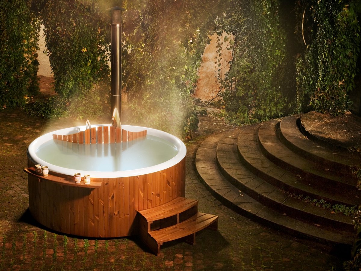 Skargards Hottub Panel - Ø 190 cm met interne houtkachel - afbeelding 2