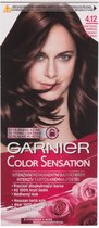 Garnier - Color Sensational Intense Permanent Colour Cream 4.12 Diamond Brown