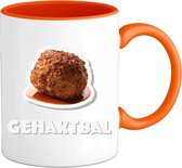 Meatball - Cadeau d'anniversaire drôle - Paroles de nourriture - Tasse - Oranje
