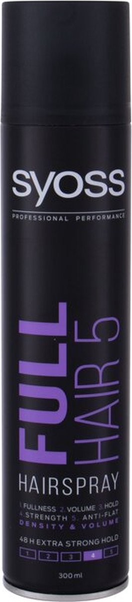 Syoss - ( Hair spray) Full Hair 5 ( Hair spray) 300 ml - 300ml
